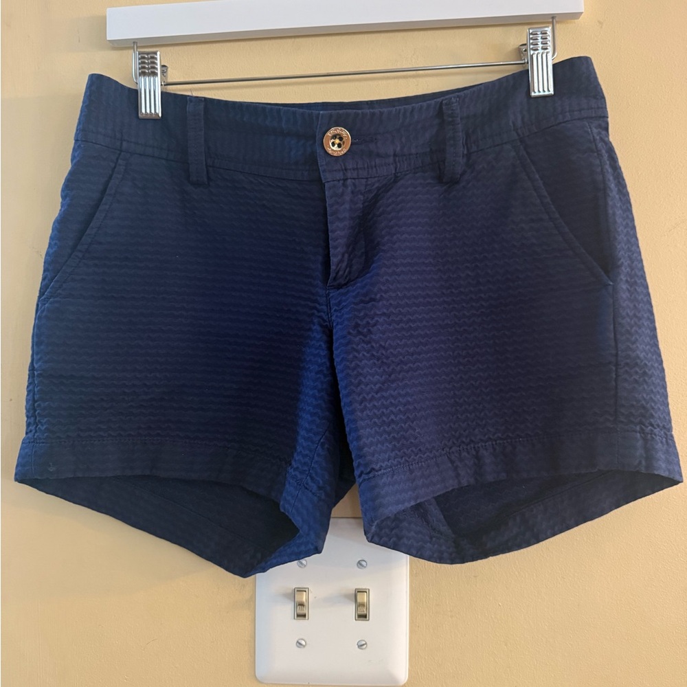 Lilly Pulitzer Callahan Navy Blue Women's Shorts, size 2